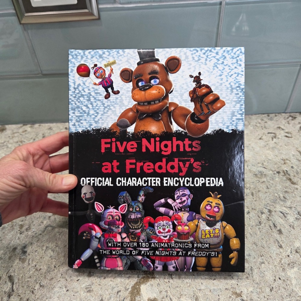 Five Nights at Freddys Official Character Encyclopedia FNAF Guide Book Hardcover